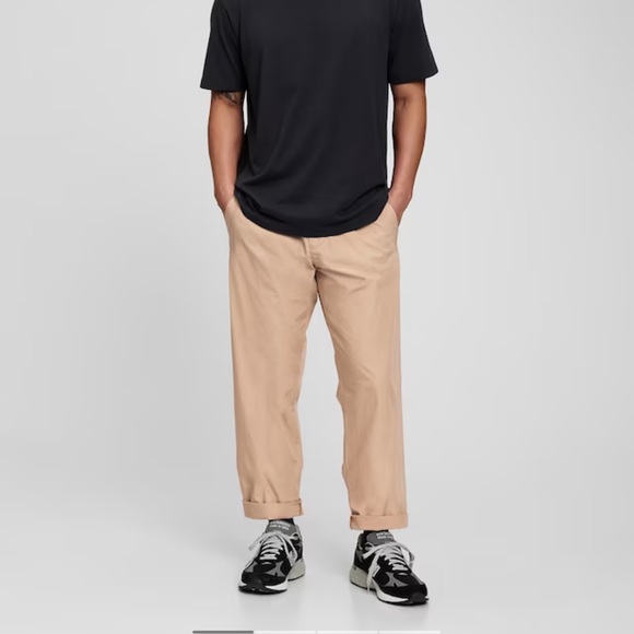 NWT - Gap Lightweight Relaxed Tapered Pull-on Pants Medium Tall - Picture 10 of 10